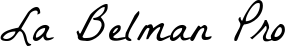 La Belman Pro font